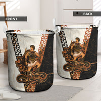 Cadmus Greek Mythology Dragon Slayer Laundry Basket Spartan Warrior Epic Battle Vintage Grunge