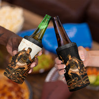 Cadmus Greek Mythology Dragon Slayer 4 in 1 Can Cooler Tumbler Spartan Warrior Epic Battle Vintage Grunge