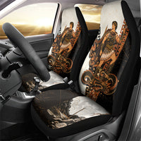 Cadmus Greek Mythology Dragon Slayer Car Seat Cover Spartan Warrior Epic Battle Vintage Grunge