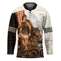 Cadmus Greek Mythology Dragon Slayer Hockey Jersey Spartan Warrior Epic Battle Vintage Grunge