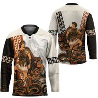 Cadmus Greek Mythology Dragon Slayer Hockey Jersey Spartan Warrior Epic Battle Vintage Grunge