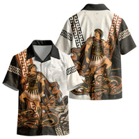 Cadmus Greek Mythology Dragon Slayer Kid Hawaiian Shirt Spartan Warrior Epic Battle Vintage Grunge