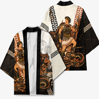Cadmus Greek Mythology Dragon Slayer Kimono Spartan Warrior Epic Battle Vintage Grunge