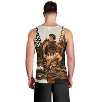 Cadmus Greek Mythology Dragon Slayer Men Tank Top Spartan Warrior Epic Battle Vintage Grunge