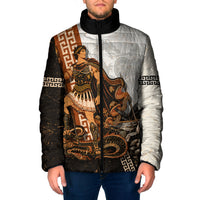 Cadmus Greek Mythology Dragon Slayer Padded Jacket Spartan Warrior Epic Battle Vintage Grunge