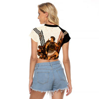 Cadmus Greek Mythology Dragon Slayer Raglan Cropped T Shirt Spartan Warrior Epic Battle Vintage Grunge
