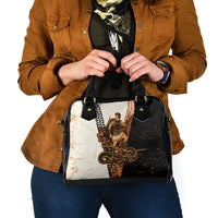 Cadmus Greek Mythology Dragon Slayer Shoulder Handbag Spartan Warrior Epic Battle Vintage Grunge