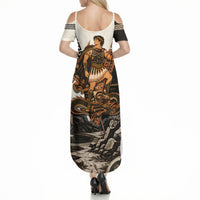 Cadmus Greek Mythology Dragon Slayer Summer Maxi Dress Spartan Warrior Epic Battle Vintage Grunge