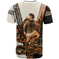 Cadmus Greek Mythology Dragon Slayer T Shirt Spartan Warrior Epic Battle Vintage Grunge