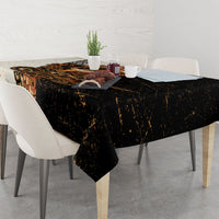 Cadmus Greek Mythology Dragon Slayer Tablecloth Spartan Warrior Epic Battle Vintage Grunge