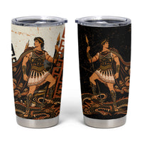 Cadmus Greek Mythology Dragon Slayer Tumbler Cup Spartan Warrior Epic Battle Vintage Grunge