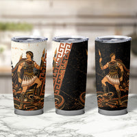 Cadmus Greek Mythology Dragon Slayer Tumbler Cup Spartan Warrior Epic Battle Vintage Grunge