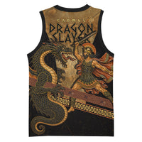 Cadmus Dragon Slayer Basketball Jersey Mythological Beast Battle Vintage Greek