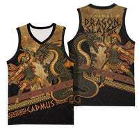 Cadmus Dragon Slayer Basketball Jersey Mythological Beast Battle Vintage Greek