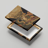 Cadmus Dragon Slayer Canvas Wall Art Mythological Beast Battle Vintage Greek