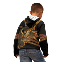 Cadmus Dragon Slayer Kid Hoodie Mythological Beast Battle Vintage Greek