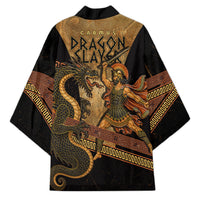 Cadmus Dragon Slayer Kimono Mythological Beast Battle Vintage Greek
