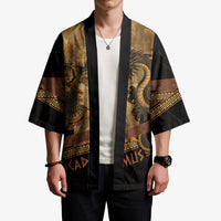 Cadmus Dragon Slayer Kimono Mythological Beast Battle Vintage Greek