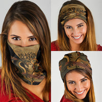 Cadmus Dragon Slayer Neck Gaiter Mythological Beast Battle Vintage Greek