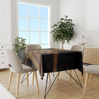 Cadmus Dragon Slayer Tablecloth Mythological Beast Battle Vintage Greek