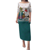 Lithuania Christmas Puletasi with Stork Basket Snowflakes and Traditional Pattern Design - Wonder Print Shop