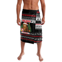 Meowy Catmas Lavalava with Tabby Cat Santa Hat and Christmas Tree Gift Pattern Design - Wonder Print Shop