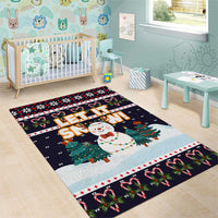 Let It Snow Christmas Area Rug Funny Xmas Holiday Patterns - Wonder Print Shop