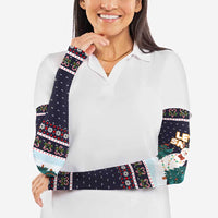 Let It Snow Christmas Arm Sleeves Funny Xmas Holiday Patterns - Wonder Print Shop
