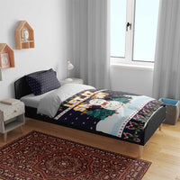Let It Snow Christmas Bedding Set Funny Xmas Holiday Patterns - Wonder Print Shop