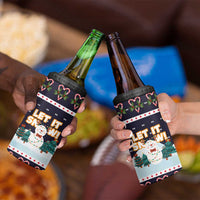 Let It Snow Christmas 4 in 1 Can Cooler Tumbler Funny Xmas Holiday Patterns - Wonder Print Shop