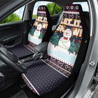 Let It Snow Christmas Car Seat Cover Funny Xmas Holiday Patterns - Wonder Print Shop