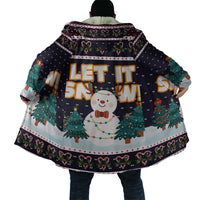Let It Snow Christmas Cloak Funny Xmas Holiday Patterns - Wonder Print Shop