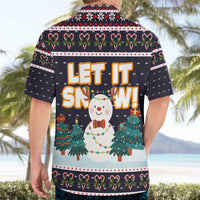 Let It Snow Christmas Hawaiian Shirt Funny Xmas Holiday Patterns - Wonder Print Shop