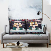 Let It Snow Christmas Pillow Cover Funny Xmas Holiday Patterns - Wonder Print Shop