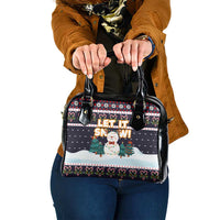 Let It Snow Christmas Shoulder Handbag Funny Xmas Holiday Patterns - Wonder Print Shop