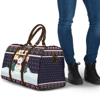 Let It Snow Christmas Travel Bag Funny Xmas Holiday Patterns - Wonder Print Shop