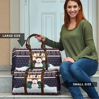 Let It Snow Christmas Travel Bag Funny Xmas Holiday Patterns - Wonder Print Shop