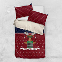 Lets Get Slouchy Christmas Bedding Set Funny Xmas Holiday Patterns - Wonder Print Shop