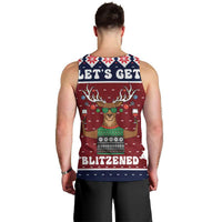 Lets Get Slouchy Christmas Men Tank Top Funny Xmas Holiday Patterns - Wonder Print Shop