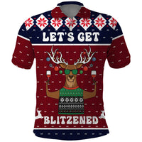 Lets Get Slouchy Christmas Polo Shirt Funny Xmas Holiday Patterns - Wonder Print Shop