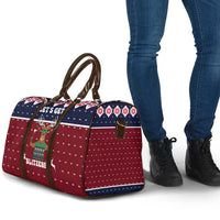 Lets Get Slouchy Christmas Travel Bag Funny Xmas Holiday Patterns - Wonder Print Shop