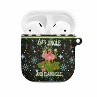 Lets Jingle And Flamingle Christmas AirPods Case Funny Xmas Holiday Patterns - Wonder Print Shop