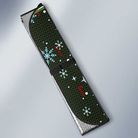 Lets Jingle And Flamingle Christmas Auto Sun Shade Funny Xmas Holiday Patterns - Wonder Print Shop