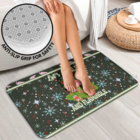 Lets Jingle And Flamingle Christmas Bathroom Set Funny Xmas Holiday Patterns - Wonder Print Shop