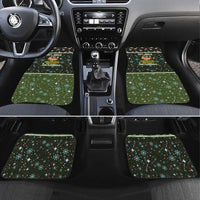 Lets Jingle And Flamingle Christmas Car Mats Funny Xmas Holiday Patterns - Wonder Print Shop