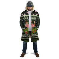 Lets Jingle And Flamingle Christmas Cloak Funny Xmas Holiday Patterns - Wonder Print Shop