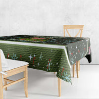 Lets Jingle And Flamingle Christmas Tablecloth Funny Xmas Holiday Patterns - Wonder Print Shop