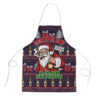 Lets Put The Rum Pum Pum Pum Christmas Apron Xmas Holiday Patterns - Wonder Print Shop