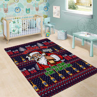 Lets Put The Rum Pum Pum Pum Christmas Area Rug Xmas Holiday Patterns - Wonder Print Shop