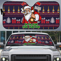 Lets Put The Rum Pum Pum Pum Christmas Auto Sun Shade Xmas Holiday Patterns - Wonder Print Shop